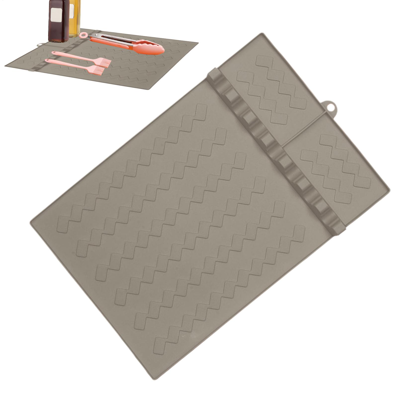 Heat Resistant Mat - 실리콘 바베큐 그릴 매트 사이드 선반