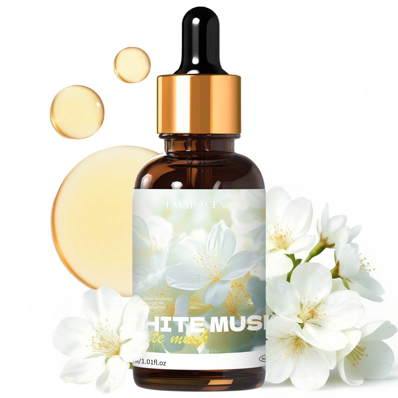 Candle Supplies Fragrance Oil - 30ml 화이트 머스크 에센셜 오일 자동차