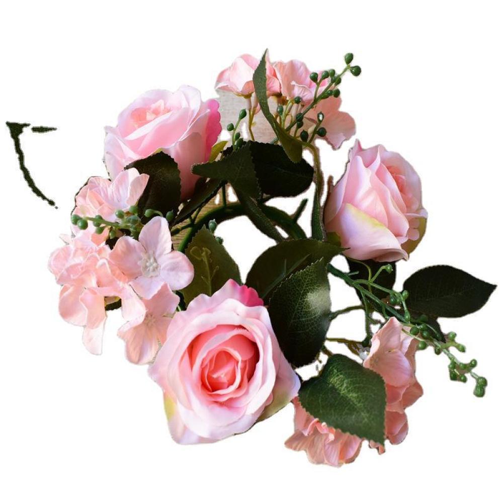 Luxury Candle Supplies Usa - 리얼한 장미 화환 꽃 장식 고급