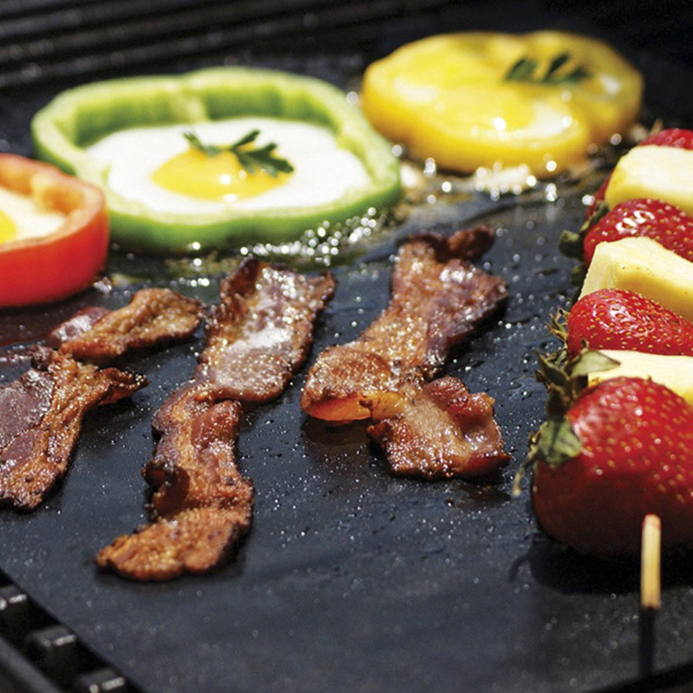 3Pcs 내열성 논스틱 바베큐 그릴 매트 가스 그릴 오 - Heat Resistant Mat 리뷰 및 가격