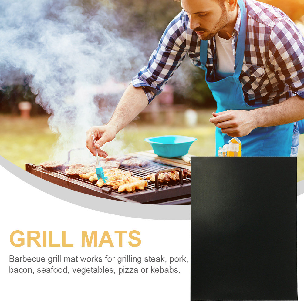 3Pcs 그릴 매트 비 스틱 식품 등급 내열성 스테이크 - Heat Resistant Mat 리뷰 및 가격