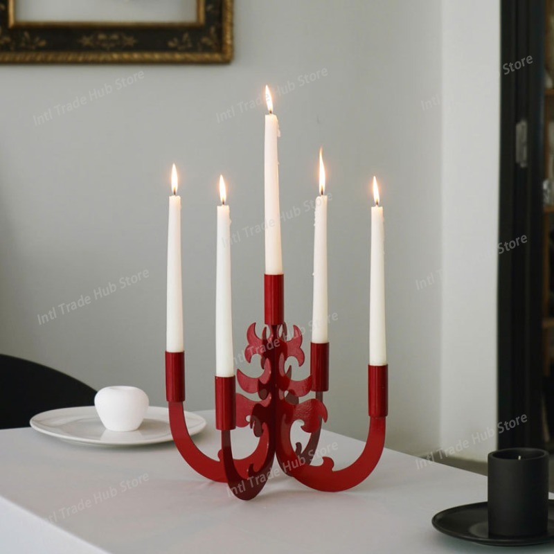 빈티지 캔들 홀더 거실 고급 금속 캔들 홀더 식탁 파티 - Luxury Candle Supplies Usa 리뷰 및 가격