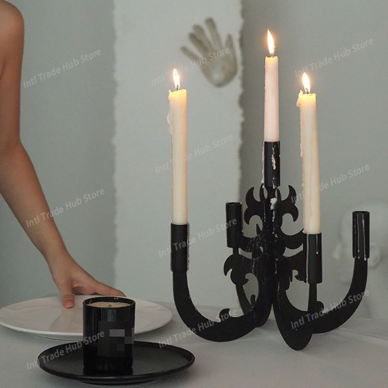빈티지 캔들 홀더 거실 고급 금속 캔들 홀더 식탁 파티 - Luxury Candle Supplies Usa 리뷰 및 가격